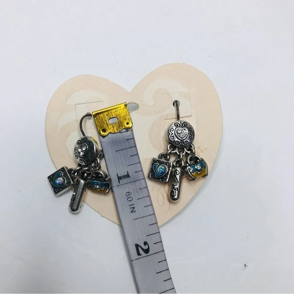 BRIGHTON Silver Charm Earrings